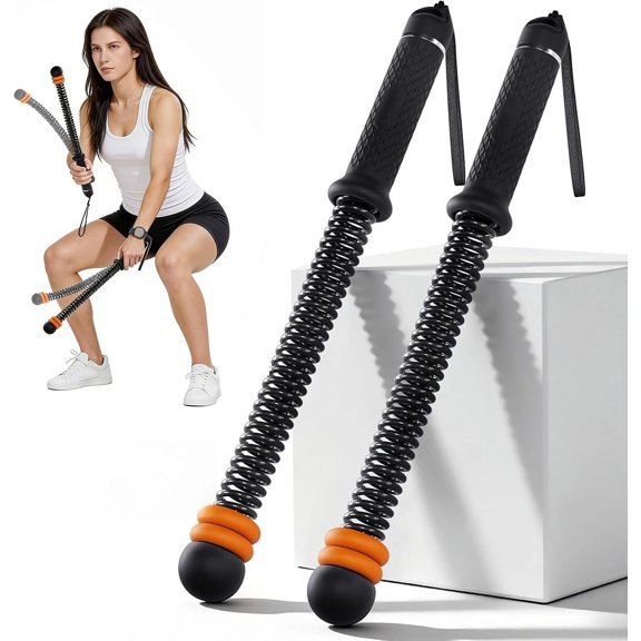 Portable Ropeless Ropes, Cordless Ropes for Gym with Adjustable Weights, Quiet Fitness Equipment Strength & Cardio Workout for Men Women (Black)