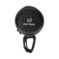 thumbnail image 1 of Portable Round Hard Shell Storage Case with Carabiner Clip for Outdoor Camping and Travel Accessories, 1 of 3