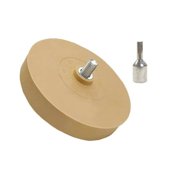 Portable Rubber Eraser Wheel Efficient Glues Removal Wheel for Car Protects Paint While Cleaning Surfaces