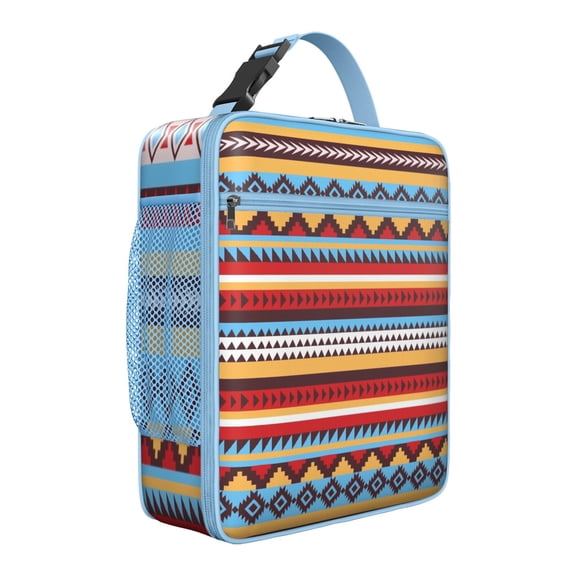 Portable Rustic Lunch Bag, Reusable Insulated Cooler Tote for Fitness, Work, and Outdoor Adventures