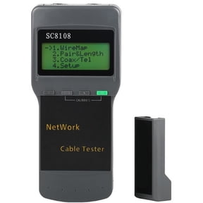 Portable SC8108 LCD Network Tester Meter RJ45 Cat5e Cat6 UTP Unshield LAN Cable Tester ,Quality Assurance