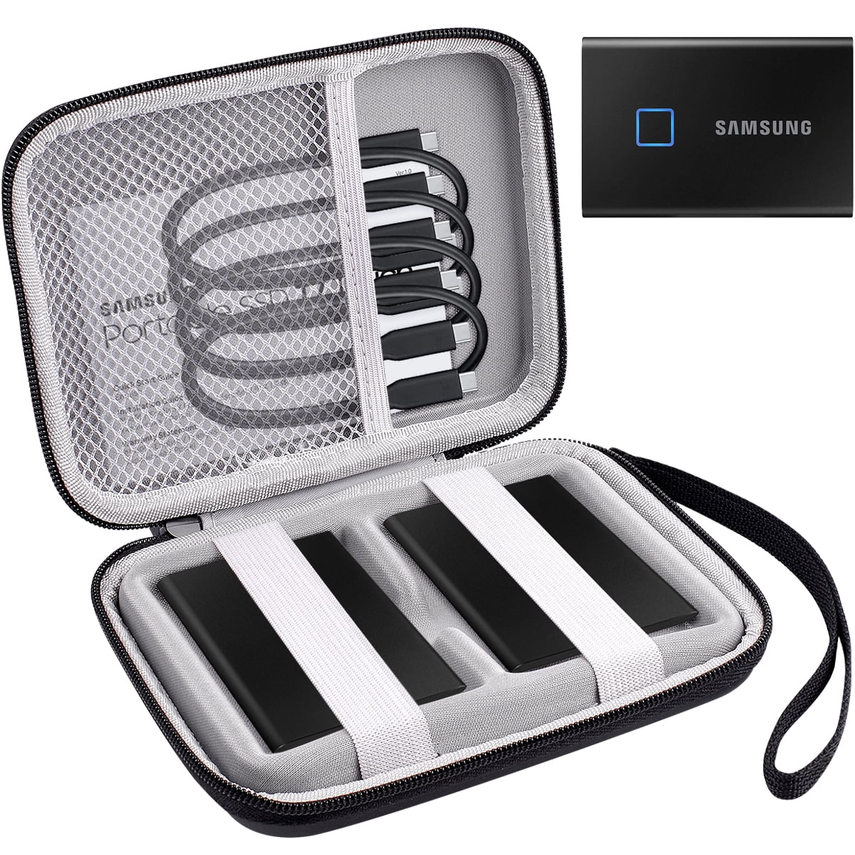Buy THE 4 EVA Case Compatible for Samsung T7 Touch Portable SSD