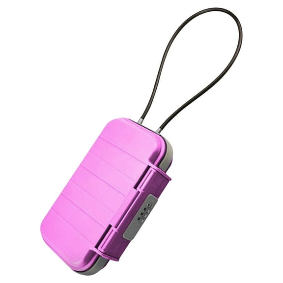 Portable Safe The with Combination Lock Heavy Duty Alloy for Home Organization Space Saving