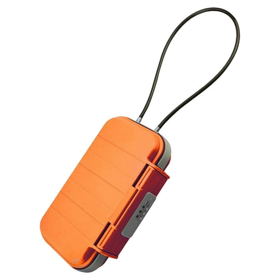 Portable Safe The with Combination Lock Heavy Duty Alloy for Home Organization Space Saving