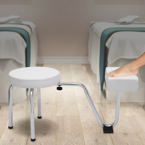 Portable Salon Spa Pedicure Stool Foot Rest Stool Chair Height Length Adjustable