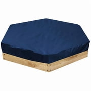 Portable Sandbox for Baby Sand Toy Rainproof Hexagonal Sand Box Outdoor Bad Weather Security Sandpit