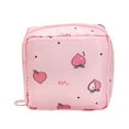 thumbnail image 1 of Portable Sanitary Napkin Storage Bag Large Capacity Multi-Functional Organizer For Sanitary Pads Tampons Lipstick Makeup Jewelry Keys Cash Credit Cards Oxford Cloth Waterproof, 1 of 3