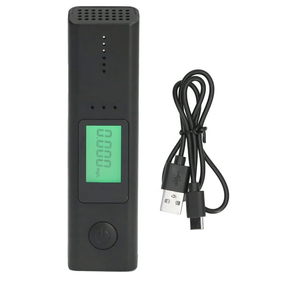 Portable, Sanitary & Rapid-Breath Analysis for Professional Use High-Precision LCD Alcohol Tester