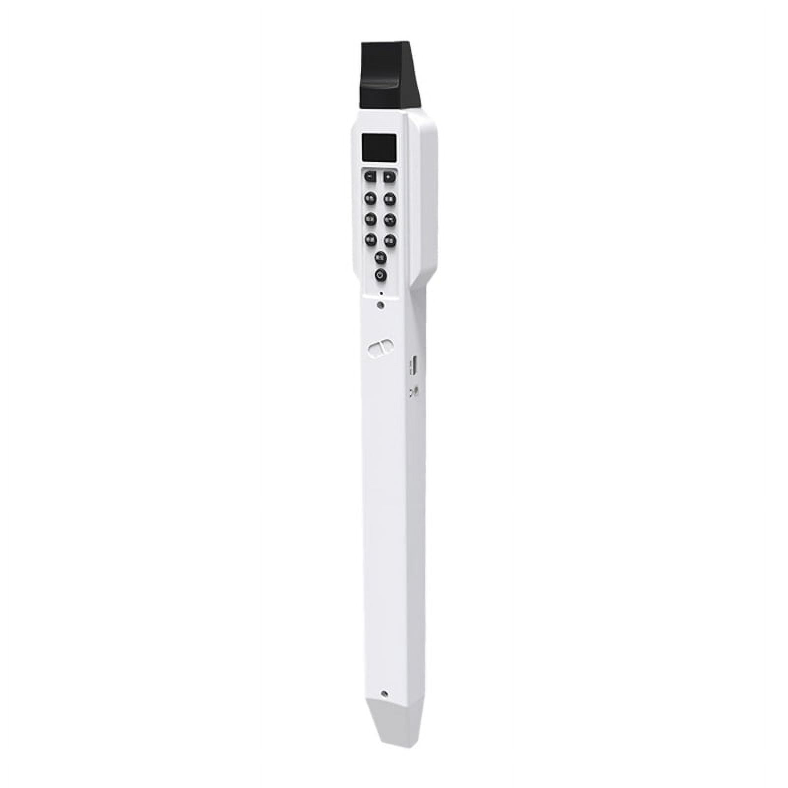 Portable Saxophone Electronic Wind Instrument 10 Timbres Flute Built in Speaker Musical Instrument-White