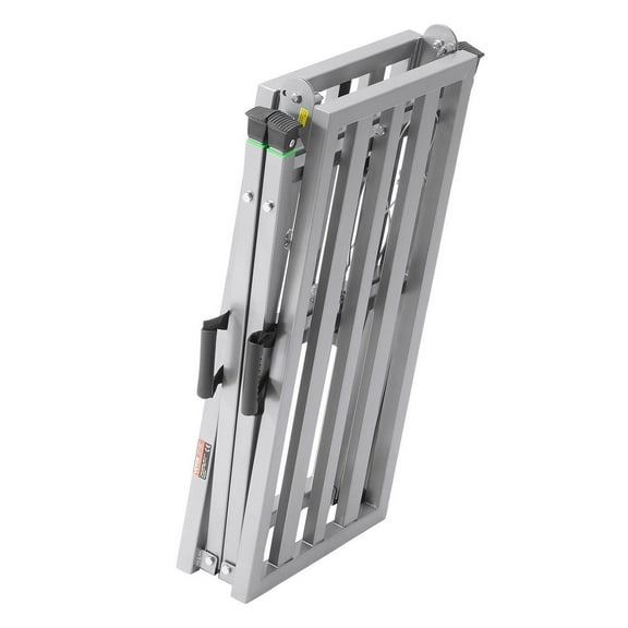 Portable Scaffolding Platform - 800 lb Capacity - Adjustable Work Platform - Folding Steel Scaffold for Construction, DIY, Home Improvement