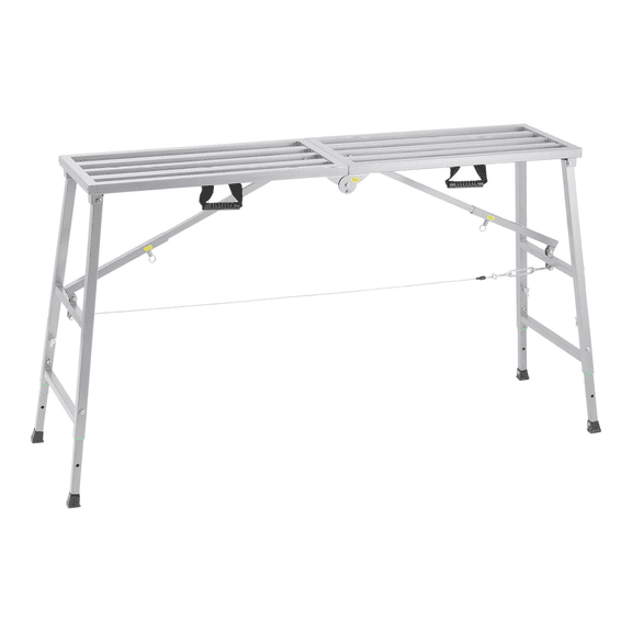Portable Scaffolding Platform - 800lb Capacity - Adjustable Height - Work Platform - Folding Step Ladder - Construction & DIY