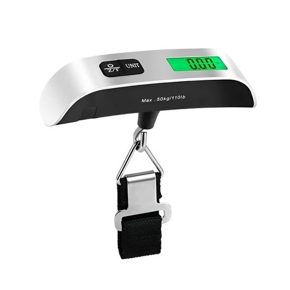 Portable Scale Digital LCD Display 110lb/50kg Electronic Luggage Hanging Suitcase Travel Weighs Baggage Bag Weight Balance Tool ,Simple Operation
