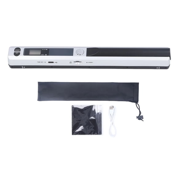 Portable Scanner 8.27 Inch HD 900DPI Color Mobile Handheld Scanner Wand for Home Office for A4 Documents Photo Pictures Receipt