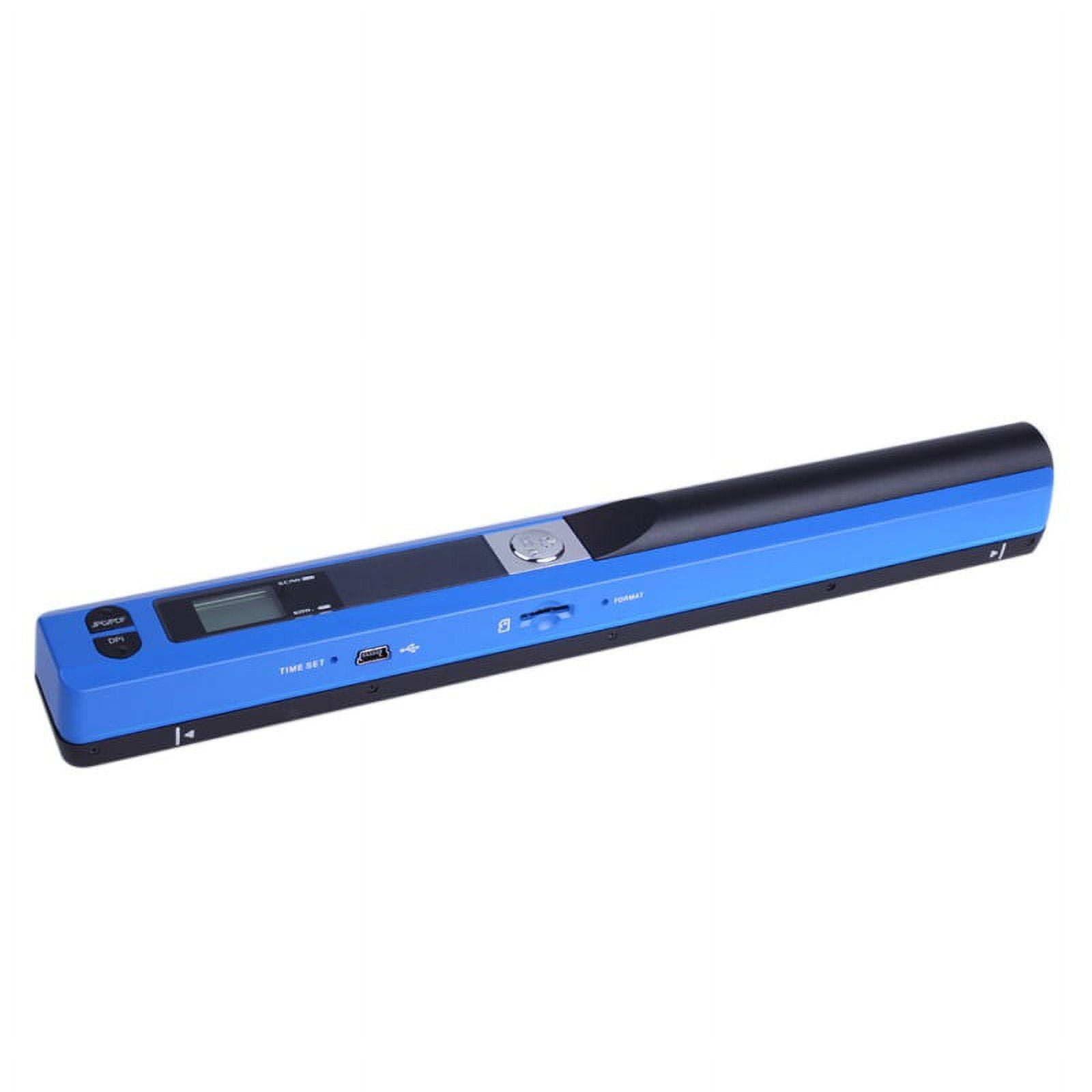 MUNBYN Portable Scanner, Photo Scanner for A4 Documents Pictures Pages  Texts in 900 DPI, Flat Scanning, Include 16G SD Card, Wand Document Scanner