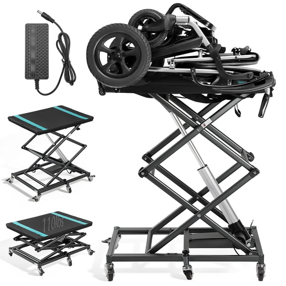 YEAHIBABY Lightweight Portable Electric Lift for Mobility Scooter and Wheelchair Vehicle Transport
