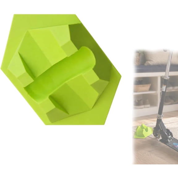 Portable Scooter and Skateboard Holder, 3D Printed Display Stand with Stable Base for Indoor Storage and Organization
