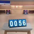 thumbnail image 1 of Portable Scoreboard with Flip Cards Waterproof PU Leather Surface for Sports Games Basketball Badminton Table Tennis Easy Read Numbers Metal Coil Binding for Indoor Outdoor Tournaments Quick Reset, 1 of 5