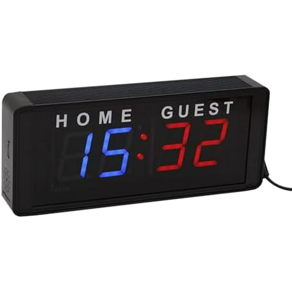 Portable Scoreboard Score Keeper Tabletop Electronic Mini Scoreboard for Indoor & Outdoor Games, Tabletop Electronic Digital Scoreboards with Remote, Led Scoreboard, Brightness Adjustment