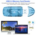 thumbnail image 1 of Portable Sd Mmc Rs-Mmc Card Memory Card Reader To Usb 2.0 Adapter High Speed, 1 of 6
