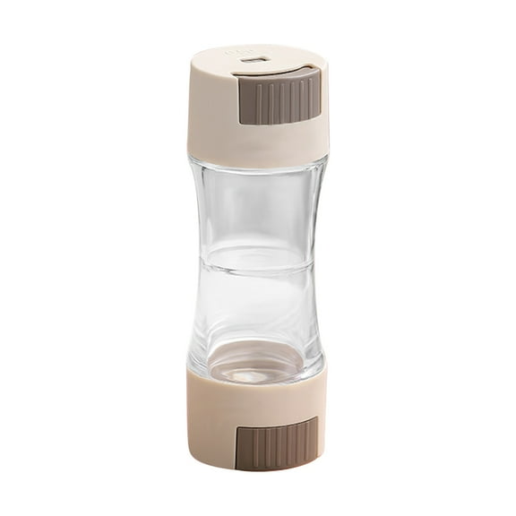 Portable Seasoning Bottle, Double Head Spice Dispenser, Outdoor Camping BBQ Tool, Refillable Condiment Container, Kitchen Tableware Accessory