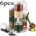 thumbnail image 1 of Portable Seasoning Jar,Stackable Spice Pot Spice Tower,Spice Bottle,Spice Containers Tower Organizer,Stackable Spice Containers,Seasoning Box(6pcs Clear 3.3in/8.5cm)from Biweutydys, 1 of 8