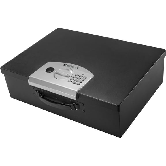 Barska Keypad Lock Box, Black, 1