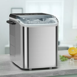 ecozy Portable Ice Maker Countertop, 9 Cubes Ready in 6 Mins, 26 lbs in 24  Hours, Self-Cleaning Ice Maker Machine