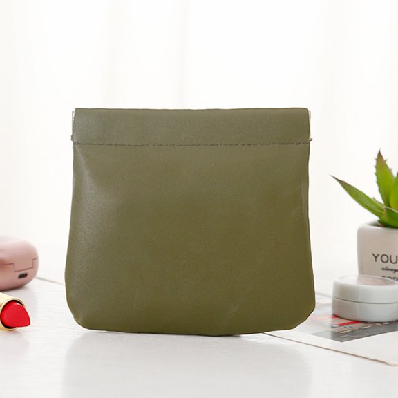 Pocket Cosmetic Bag Portable Cosmetic Bags for Women Top No Zipper Self Closing Originality Ideal for Travel Storage and Organization