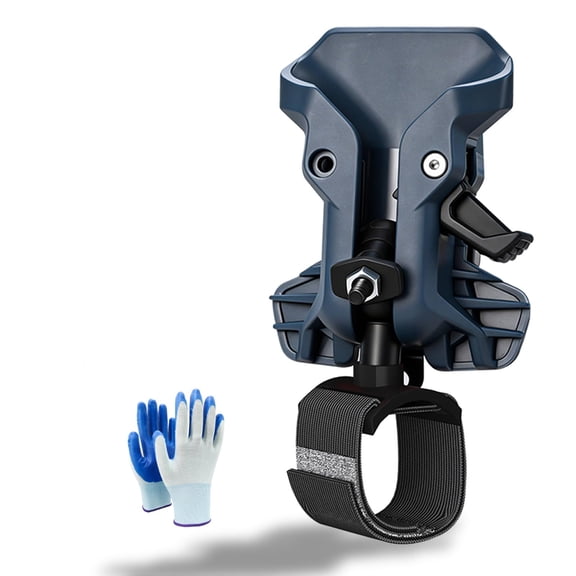 Portable Self-Locking Power Tool Holster - Quick Release Belt Clip Drill Holster for Tool Belt, Impact Holder Tool Belt Accessories for Drills, Hammers, Multitools, Flashlights