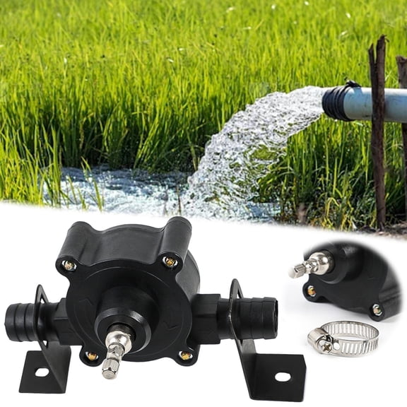 Self Priming Portable Water Transfer Drill Powered Hand Tool for Gasoline Aquarium Garden Use