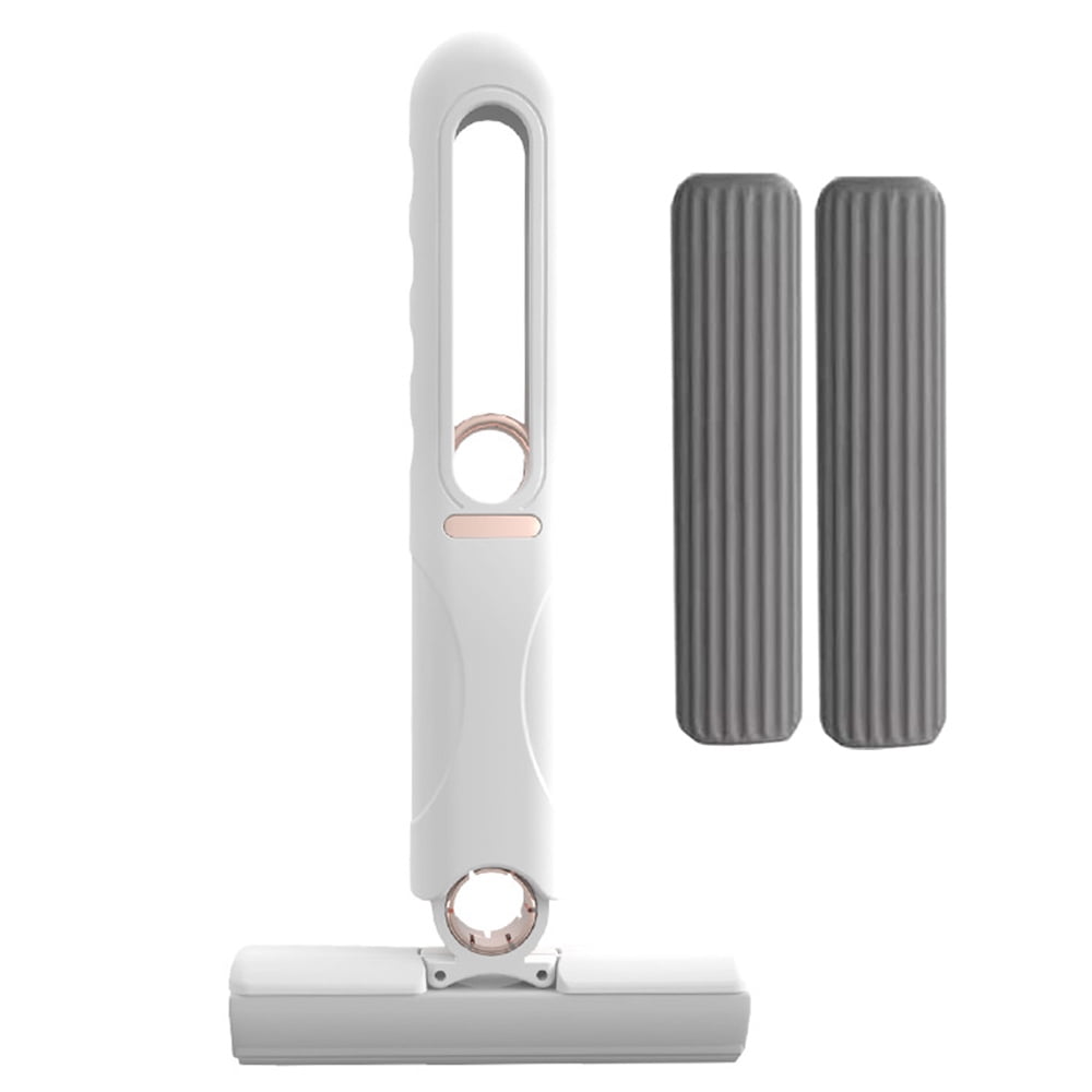 Sponge Squeeze Mop For Bathroom/Kitchen, Black Handheld Miniis Mop For