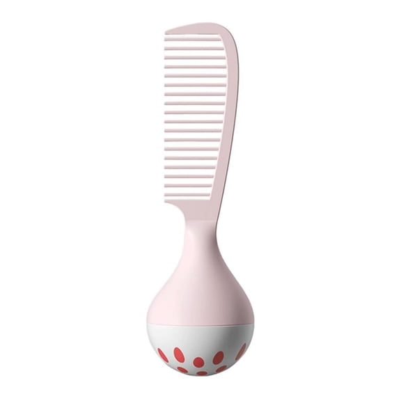 Portable Self Standing Comb With Weighted Base Wide U Shaped Teeth For Thick Curly Wet Hair Detangling Scalp Massage Ergonomic Grip Easy To Clean