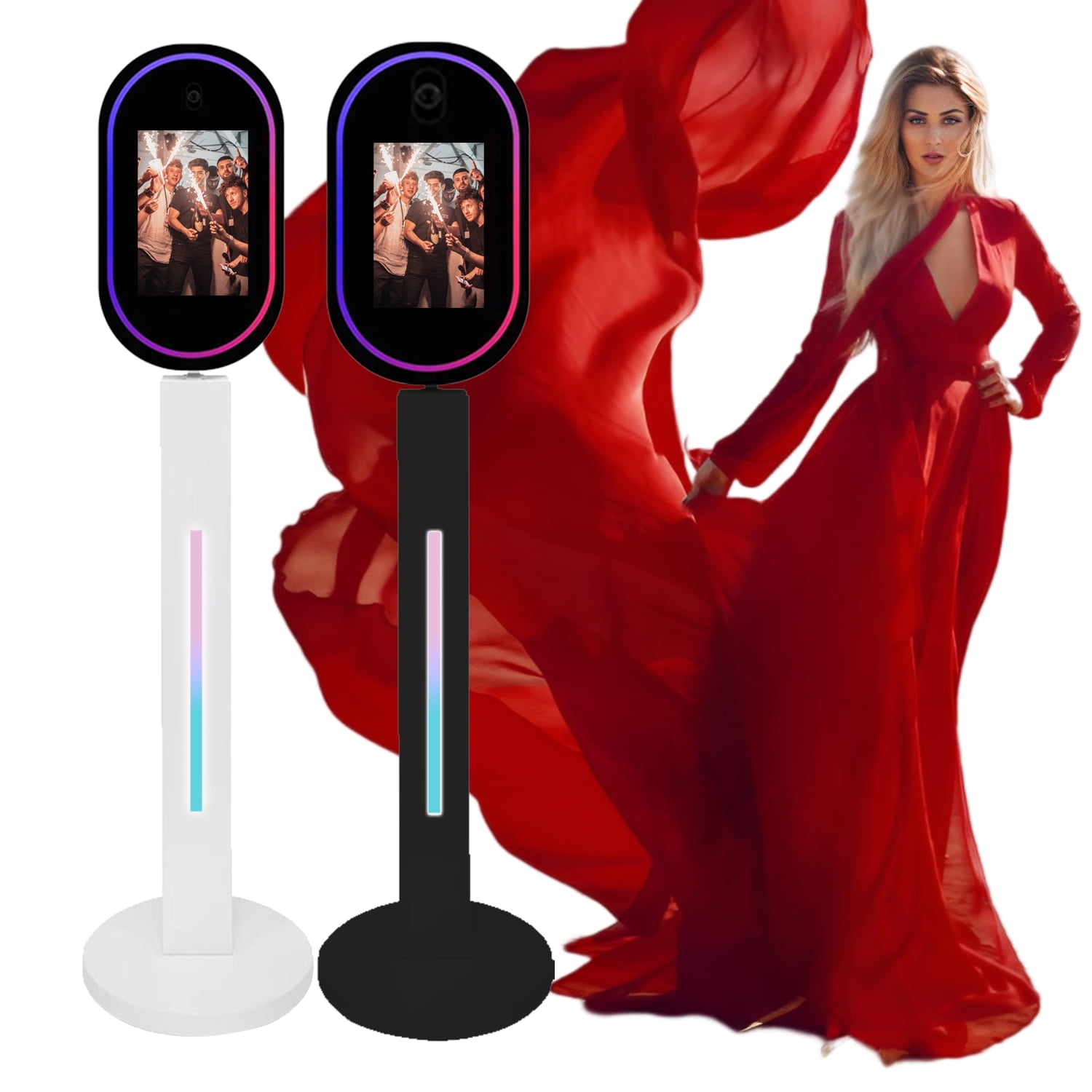 Portable Selfie 13.3 Inch 2024 Newest Mirror Photo Booth for Sale Magic Mirror Customize Party