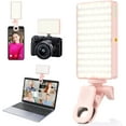 thumbnail image 1 of Portable Selfie Light - Rechargeable 120 Led Cell Phone Light Up to 15 Hours with 3 Light Modes 10 Brightness, Lighting for Video Vlog, Camera, Tablet, Laptop, iPad, iPhone - Pink, 1 of 8