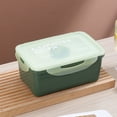 thumbnail image 1 of Portable Separated Lunch Box Can Be Heated Lunch Box Sandwich Box Sealed Fruit Fresh Lunch Box, 1 of 8