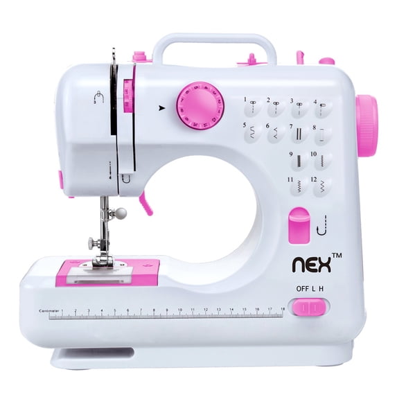 Portable Sewing Machine Suitable for Beginners, with 2 Speeds 12 Built-In Sewing Led Night Light