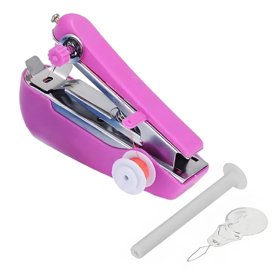 Handheld Sewing Machine Portable Manual Sewing Machine Handy Needlework Tool Small Sewing Machine for Home and Travel