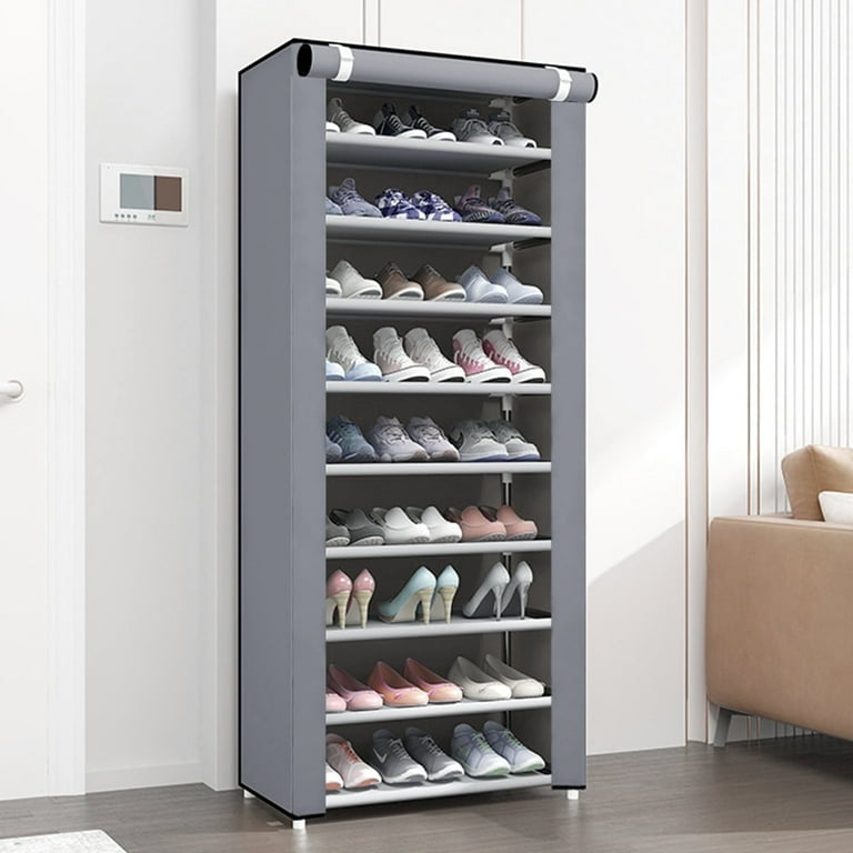 Grey Tall Shoe Holder GFW Lancaster Door Grey And Oak Tall Shoe