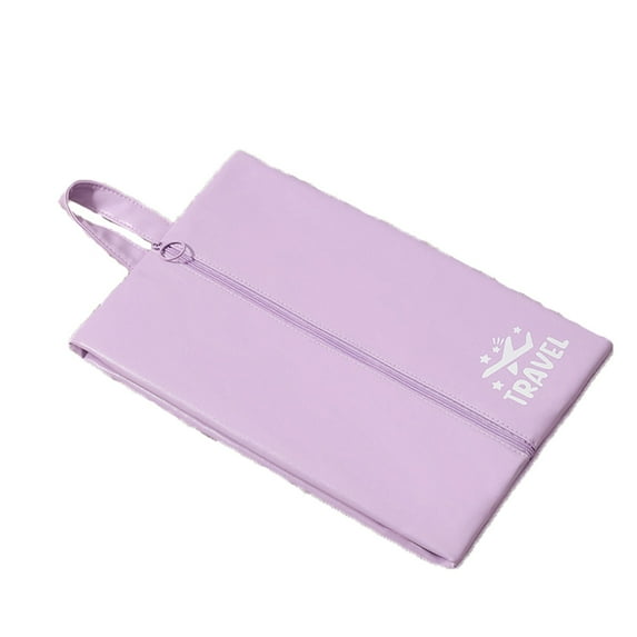 Portable Shoe Storage Bag, Waterproof and Anti-fouling, for Sports Shoes, Gym Clothes, and Travel Organization, Purple, by FAJHHA