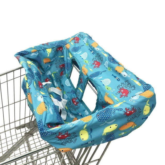 Portable Shopping Cart Cover High Chair and Grocery Cart Covers for