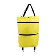 thumbnail image 1 of Portable Shopping Trolley Bag Multifunctional Foldable Tote Cart Reusable Grocery Bags with Wheels Rolling Retail Storage Solution, 1 of 4