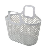 Portable Shower Caddy Basket with Handle - Flexible Storage Organizer Tote Bag for Bathroom, Pantry, Kitchen - Waterproof Lightweight Container for Toiletries and Supplies
