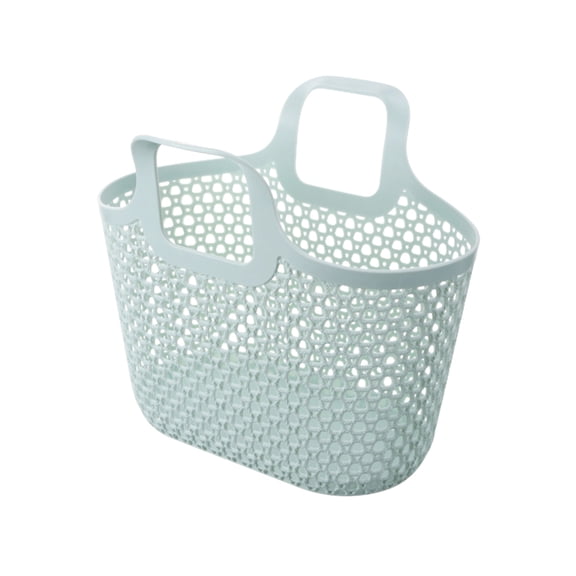Portable Shower Caddy Basket, Plastic Organizer Storage Tote with Handles Toiletry Bag Bin Box for Bathroom, College Dorm Room Essentials, Kitchen, Camp, Gym