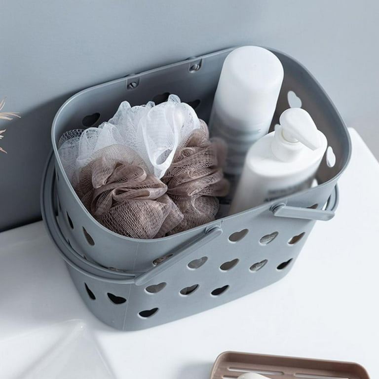 Portable Shower Caddy Basket, Plastic Organizer Storage Tote with Handles  Toiletry Bag Bin Box for Bathroom, Kitchen 