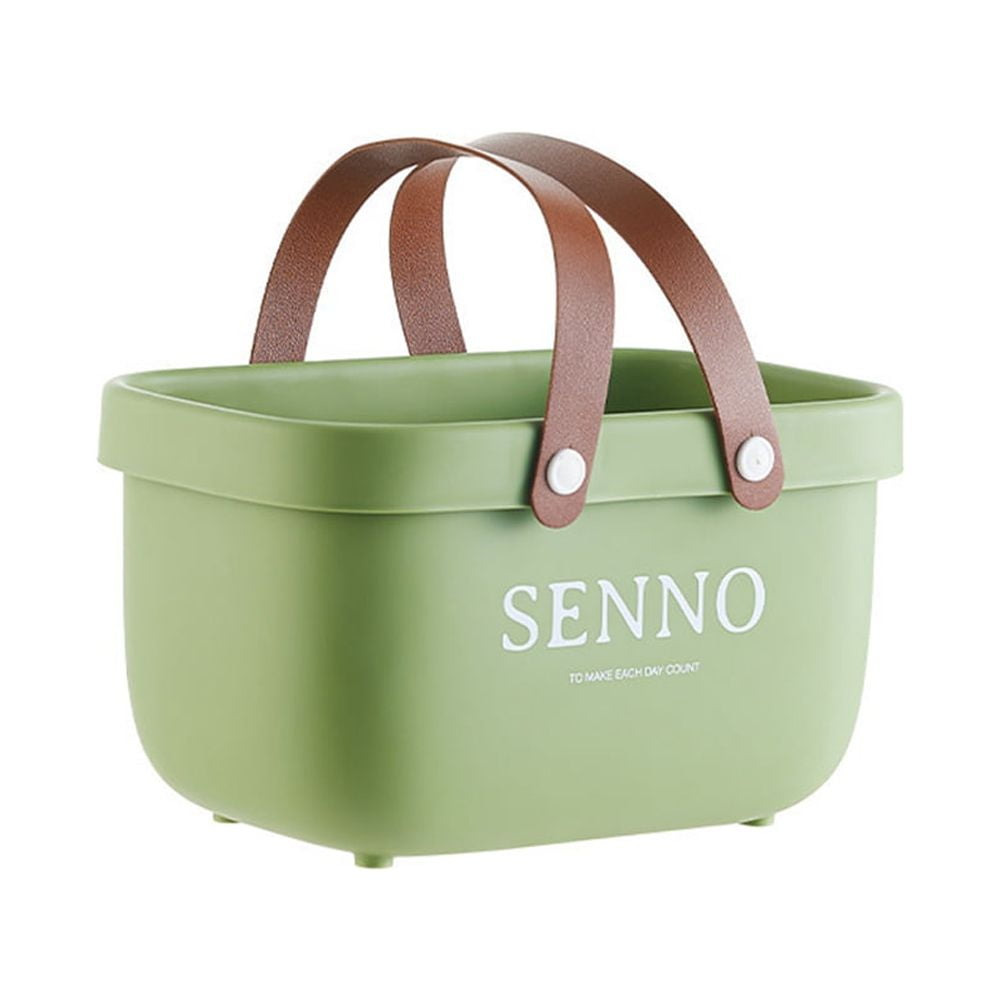 Portable Shower Caddy Basket, Plastic Storage Baskets with Handles