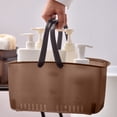 thumbnail image 1 of Portable Shower Caddy With Drainage Holes Waterproof Bathroom Organizer For Toiletries Travel Camping Dorm Essentials Easy Carry Storage Basket, 1 of 6