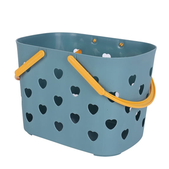 Portable Shower Caddy with Handles, Plastic Tote Storage Basket Toiletry Organizer Bin