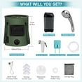 thumbnail image 1 of Portable Shower for Camping with Immersion Water , Rechargeable Camping Shower Pump, Outdoor Hot Shower with 6.6 Gallons Folding Bucket for Camping, Hiking, Traveling, Washing, 1 of 6