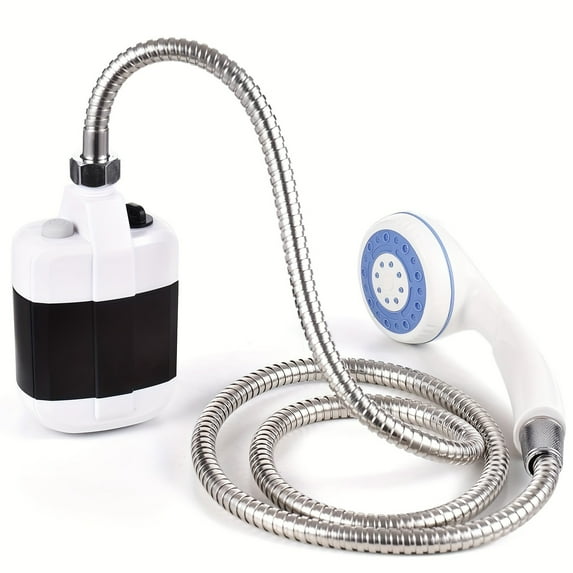 Portable Shower Camping Travel Shower, RV Travel Home Travel Garden Water Handheld Camp Shower Pump-Water Filtration System (4 To 5 Liter Water Flow Per Minute)