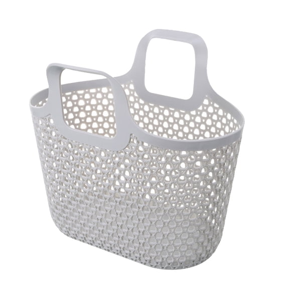 Portable Shower Tote Bag Flexible Storage With Handle For Bathroom Pantry Kitchen Gray Rolling Hampers Laundry Bun round Laundry Teak Laundry Hamper Rattan with Cloth Hard Laundry with Shelf Laundry